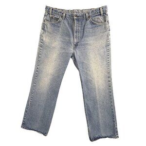 Vintage Levis 517 Jeans Mens 40x30 Blue Orange Tab Made in USA Straight Leg 90s